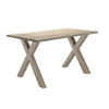 COMPUTERTISCH Edie 7 160 x 70 x 75 Schreibtisch eiche sägerau/eiche sägerau - Naturfarben, Holz (160/70/75cm) - 58aufmkessel