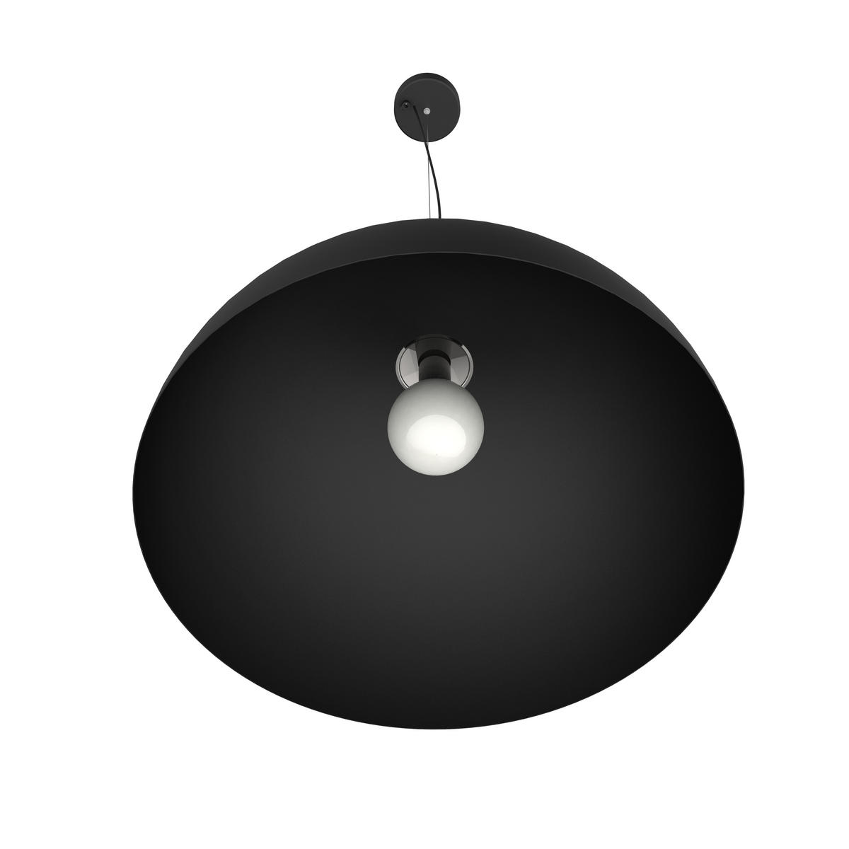 HÄNGELEUCHTE - Schwarz Hochglanz, Metall (60/60/30cm) - Lumicom