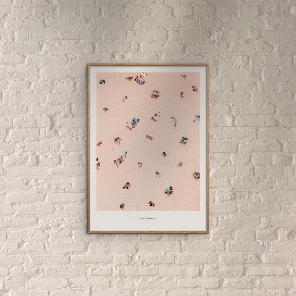 POSTER A.P. Atelier - Distance - Pink, Papier (70/100/0.1cm) - Poster&Frame