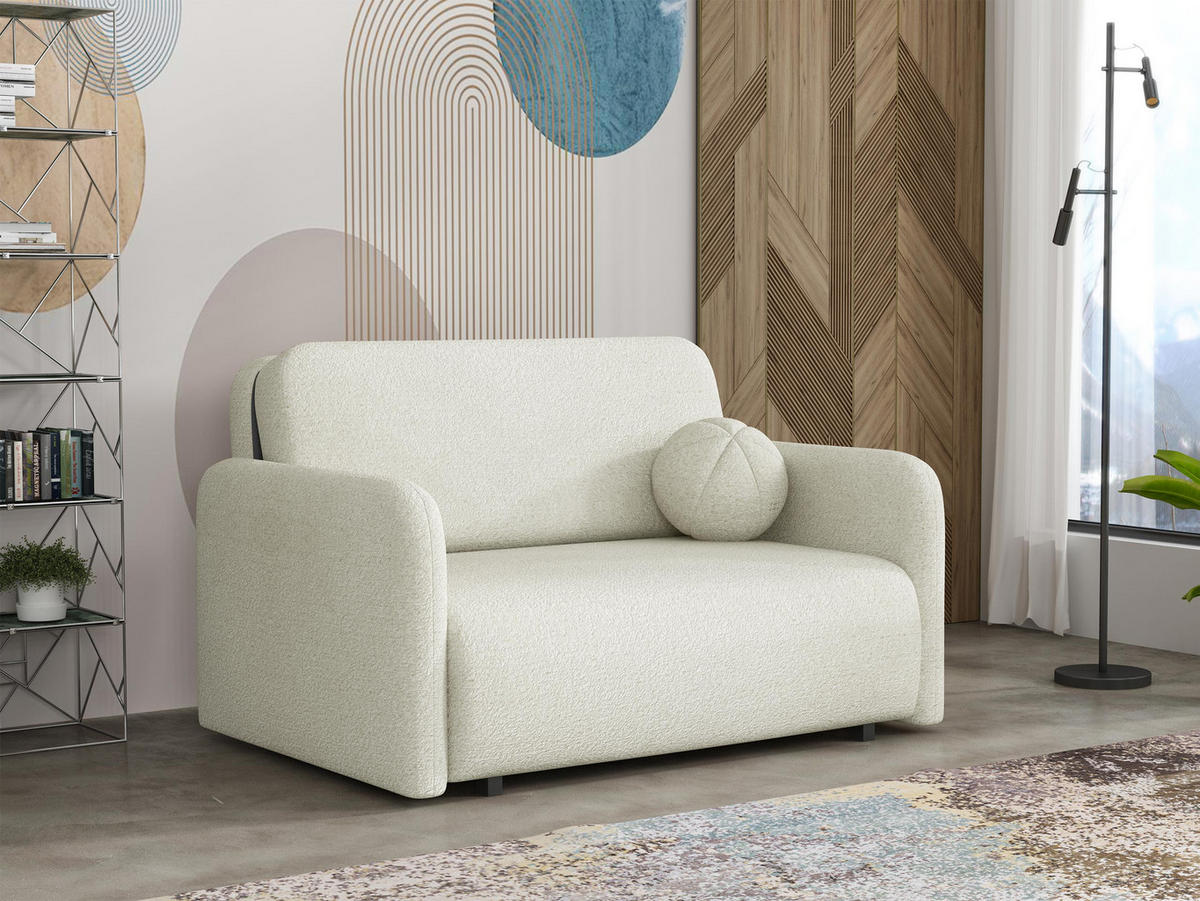 SCHLAFSOFA Viva Sun II - Schwarz/Naturfarben, Holz/Textil (130/85/103cm) - MIRJAN24