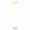 STEHLEUCHTE Albert 40/25/145 cm - Weiß, Metall (25/20/143cm) - Nettlife
