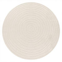 OUTDOORTEPPICH 120/120 cm Cotton 243 - Creme, Kunststoff (120/120cm) - Paco Home