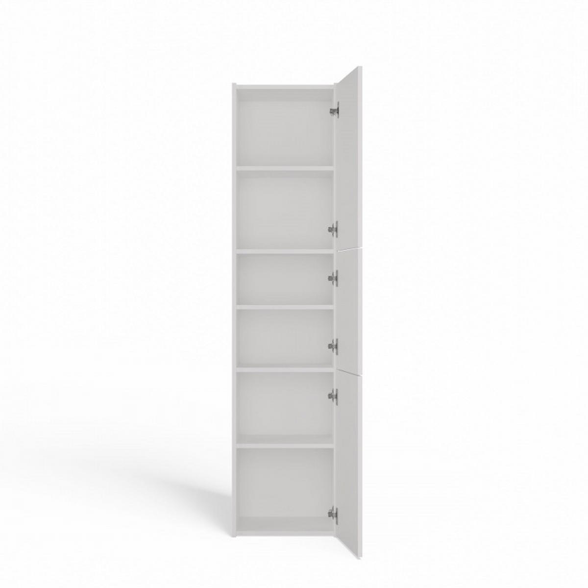 KÚPEĽŇOVÁ SKRIŇA - biela, kompozitné drevo (40/170/30cm) - RAUMHIRSCH FURNITURE