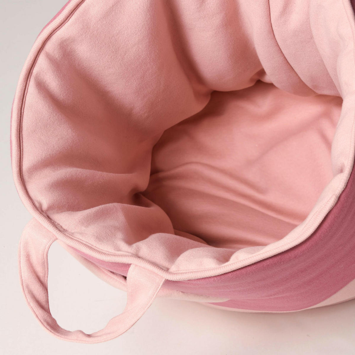 SPIELZEUGKORB Schwan 45 cm - Rosa, Textil (30/30cm) - nordic coast company