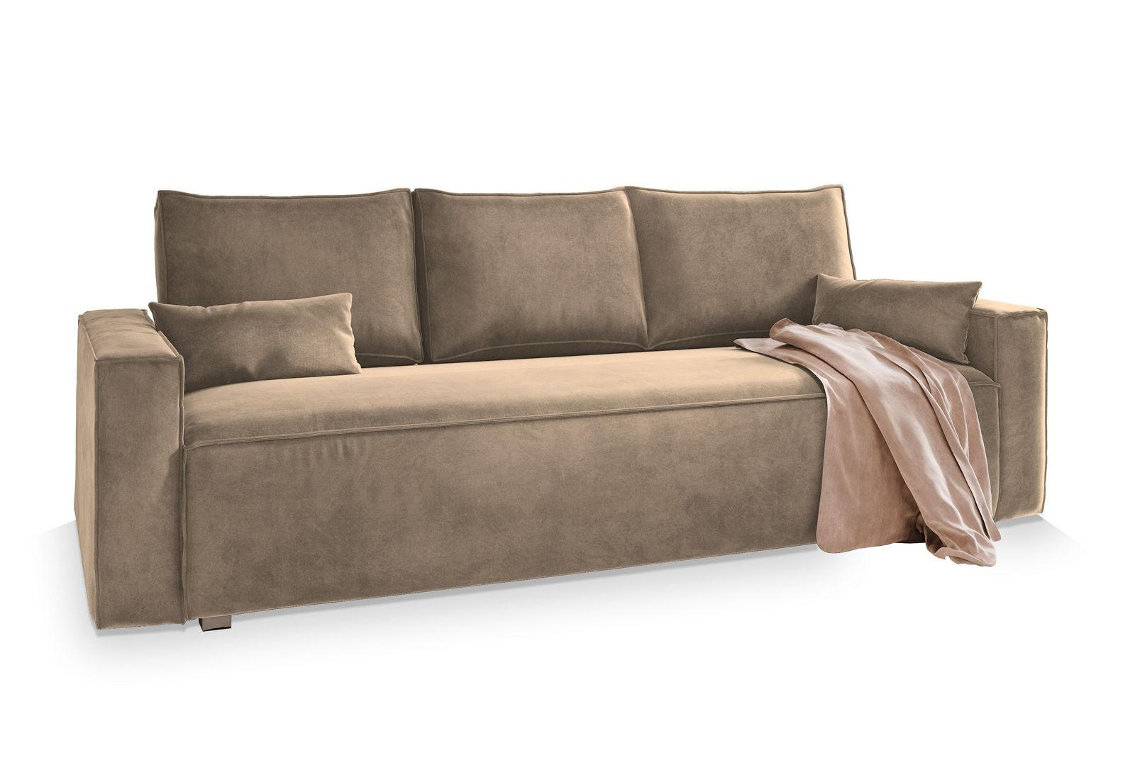 Masseno Bettsofa Beige 230x85x87 cm