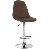 BARHOCKER Metall braun - Braun, Textil/Metall (47/99/56cm) - CLP