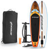 STAND UP Paddle Board Beach Rocker aufblasbar mit Tasche & Zubehör - Orange, Kunststoff (320/76.5/15cm) - Artsport