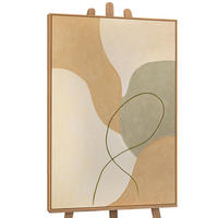GEMÄLDE Verflechtung Schattenfugenrahmen Eichefarben 140x100 cm - Eichefarben, Holz (140/100cm) - YS-art gallery
