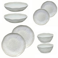 GESCHIRRSET 8-teilig Atmosfera Taube Melamin - Currygelb, Kunststoff (21/2.5/21cm) - Rose & Tulipani