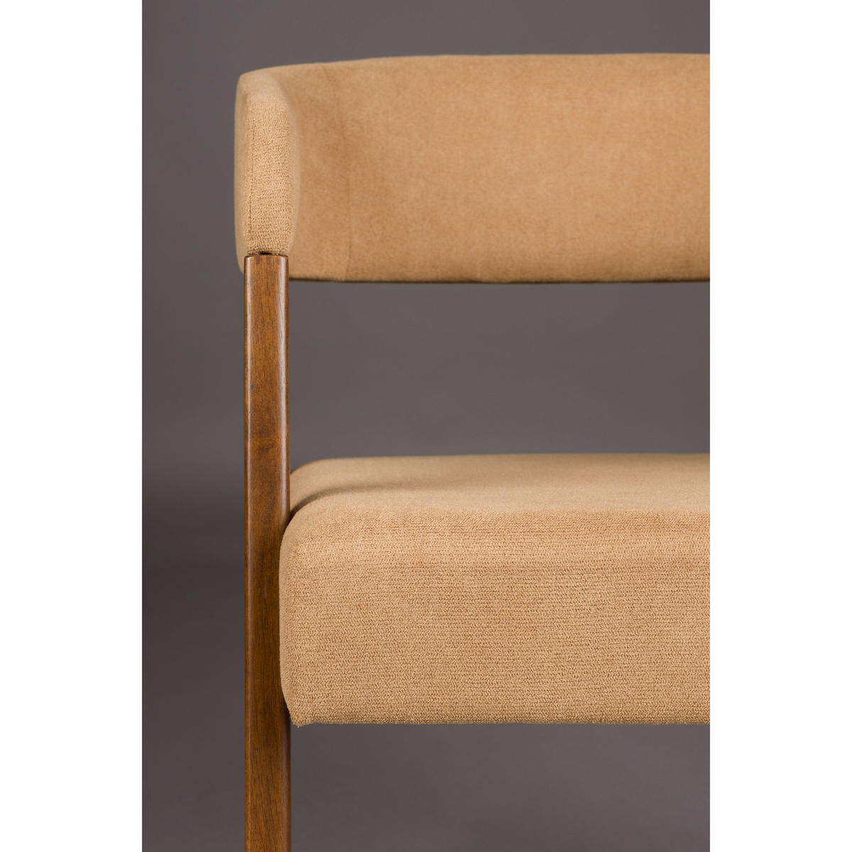 ESSZIMMERSTUHL Adamello Beige - 2 er Set - Beige, Textil (54.5/74/58cm) - Dutchbone