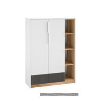 BÜCHERREGAL Ronan Weiß - Weiß, Holzwerkstoff (101/140/40cm) - Petits-meubles