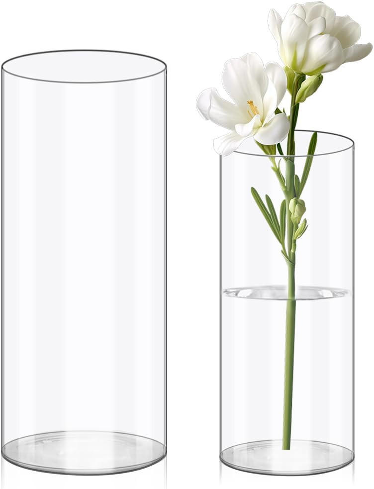 VASE 12*12*25CM - Transparent, Kunststoff (26.5cm) - LIBRATON