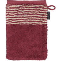 WASCHLAPPEN LUXURY HOME TWO-TONE 590 BORDEAUX - 23 - Rot, Textil (16/22cm) - Cawoe