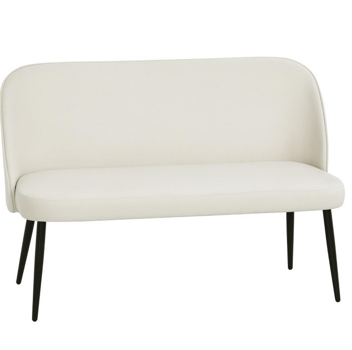 2-SITZER Sofa mit Metallgestell 127/63/84,5 cm Beige - Beige, Metall (63/84.5/127cm) - Redom
