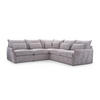 ECKSOFA Modulare Lunde 7, 6 Sitzer, Grau - Grau, Textil (270/270cm) - Meblito
