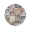 VINTAGE-TEPPICH George waschbar ø 160 cm rund - Multicolor, Kunststoff (160/160cm) - benuta
