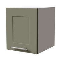 KLAPPHÄNGESCHRANK Oslo W4B/30 Reed Green Matt / Weiß 30 / 32,5 / 36cm - Weiß/Grün, Holz/Holzwerkstoff (30/36/32.5cm) - Feldmann-Wohnen