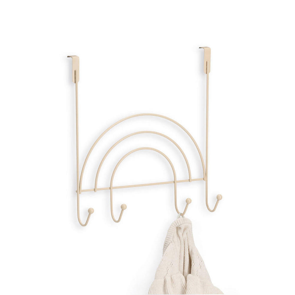 TÜRHAKENLEISTE Metall - Beige, Metall (8/33/30cm)