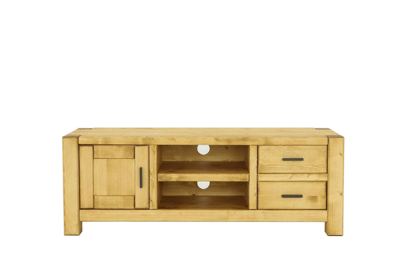 TV-SCHRANK aus Massivholz Sara - Honig, Holz (140/50/42cm) - Seart