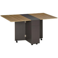 ESSTISCH Braun, Grau, Natur 1 Stück - Braun, Kunststoff (140/76/74cm) - GiPP