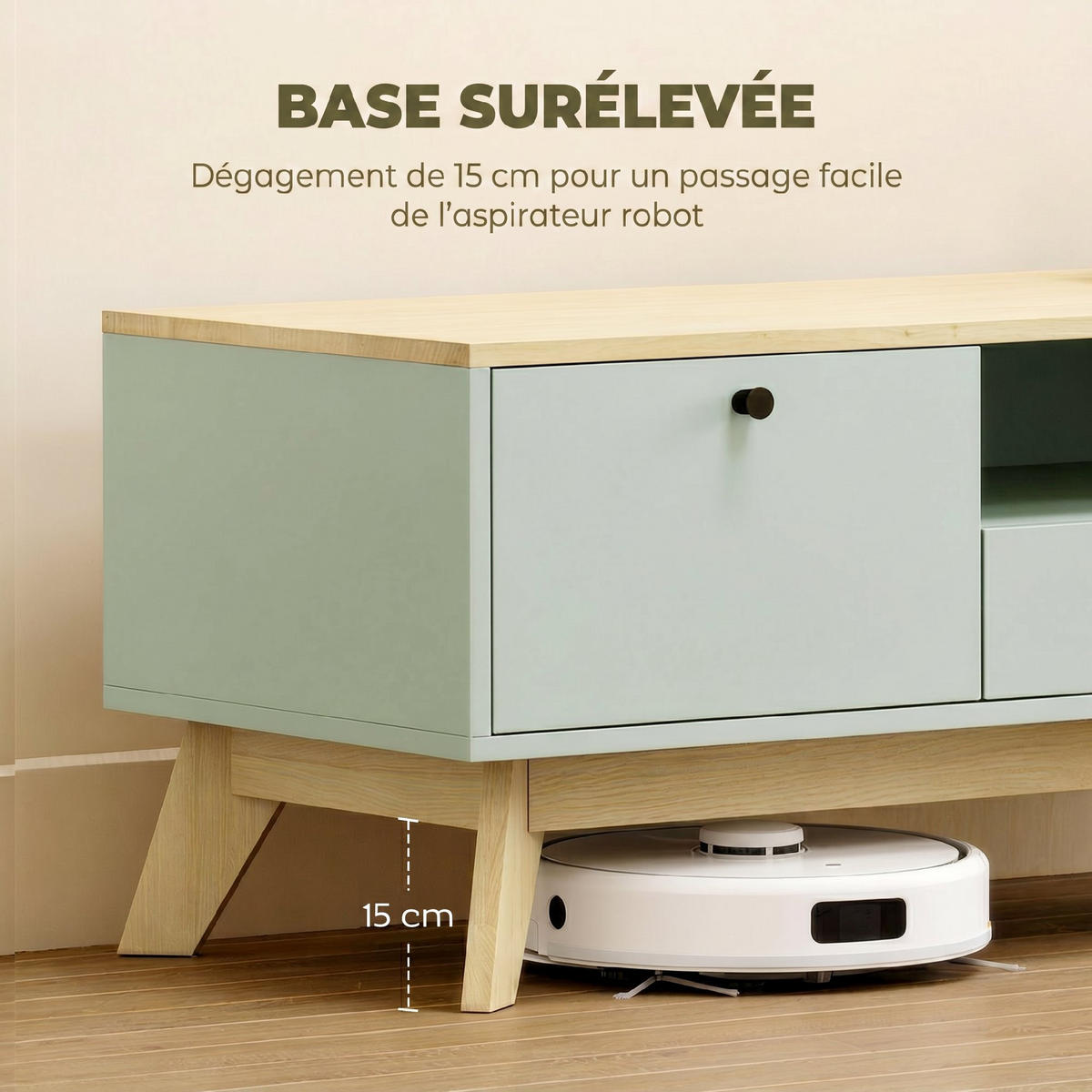 COUCHTISCH Beige 1 Stück - Beige, Kunststoff (100/50/40cm) - GiPP