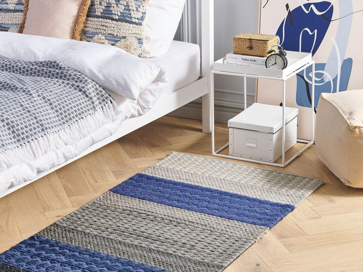 KURZFLOR-TEPPICH Akkaya 150/80 cm - Multicolor, Textil (80/150cm) - Beliani