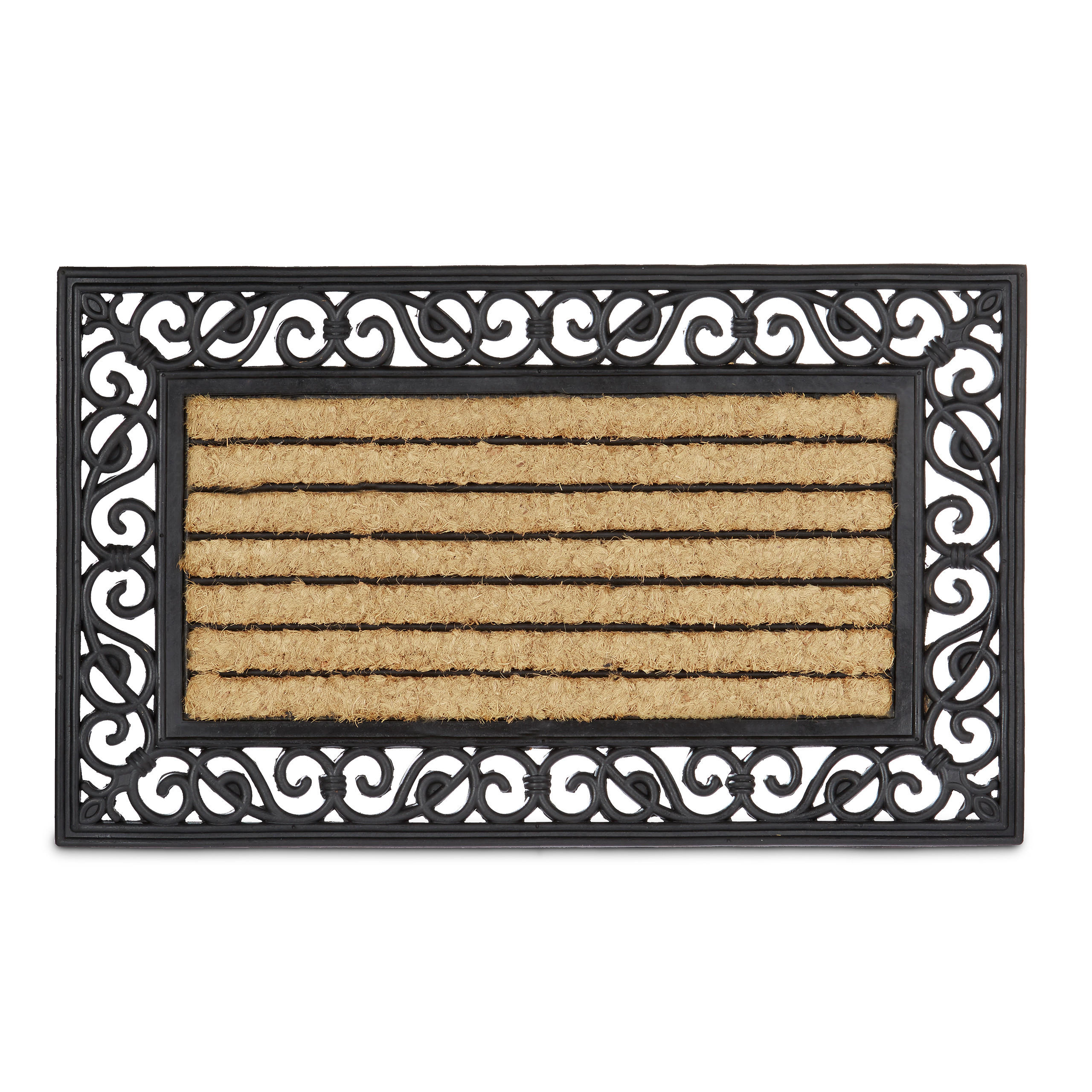 Relaxdays Fussmatte Mehrfarbig 75x45 cm