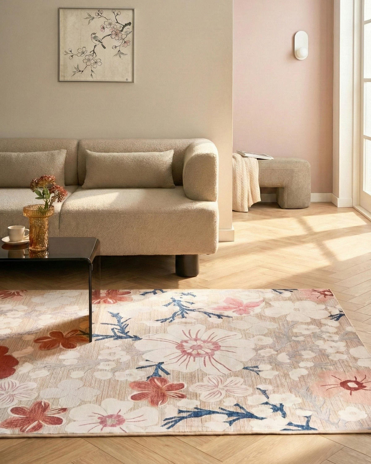 KOBEREC Barevný 160/230 cm Dazkiri - různobarevná, textil (160/230cm) - Beliani