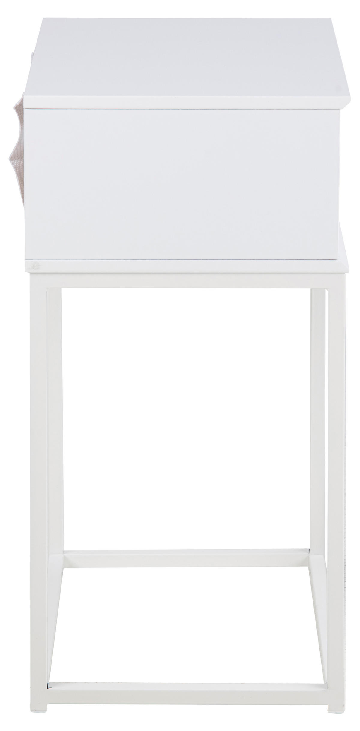 NACHTSCHRANK Weiß - Weiß, Holzwerkstoff (40/62/30cm) - ebuy24