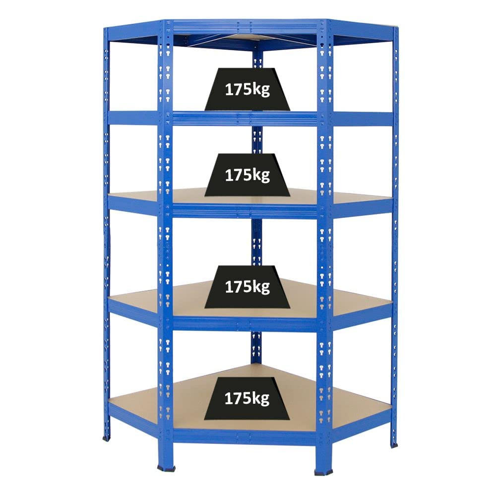 Proregal Eckregal Blau 90x180x45 cm