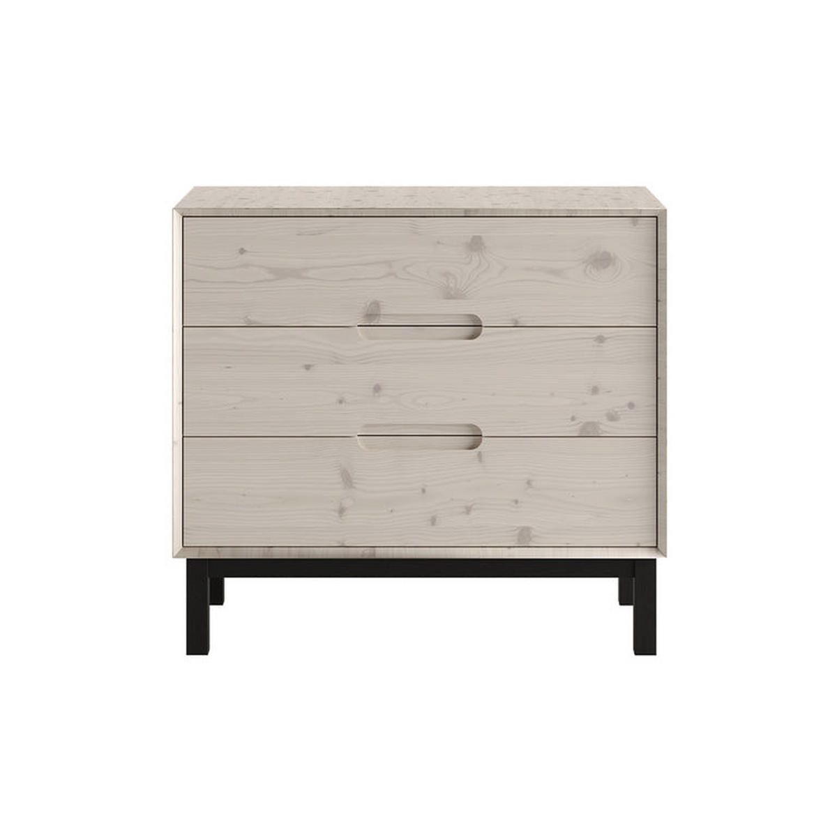 DJEČJA KOMODA Country Izbjeljeno drvo - bijela, drvo (100/90.8/48.8cm) - Petits-meubles