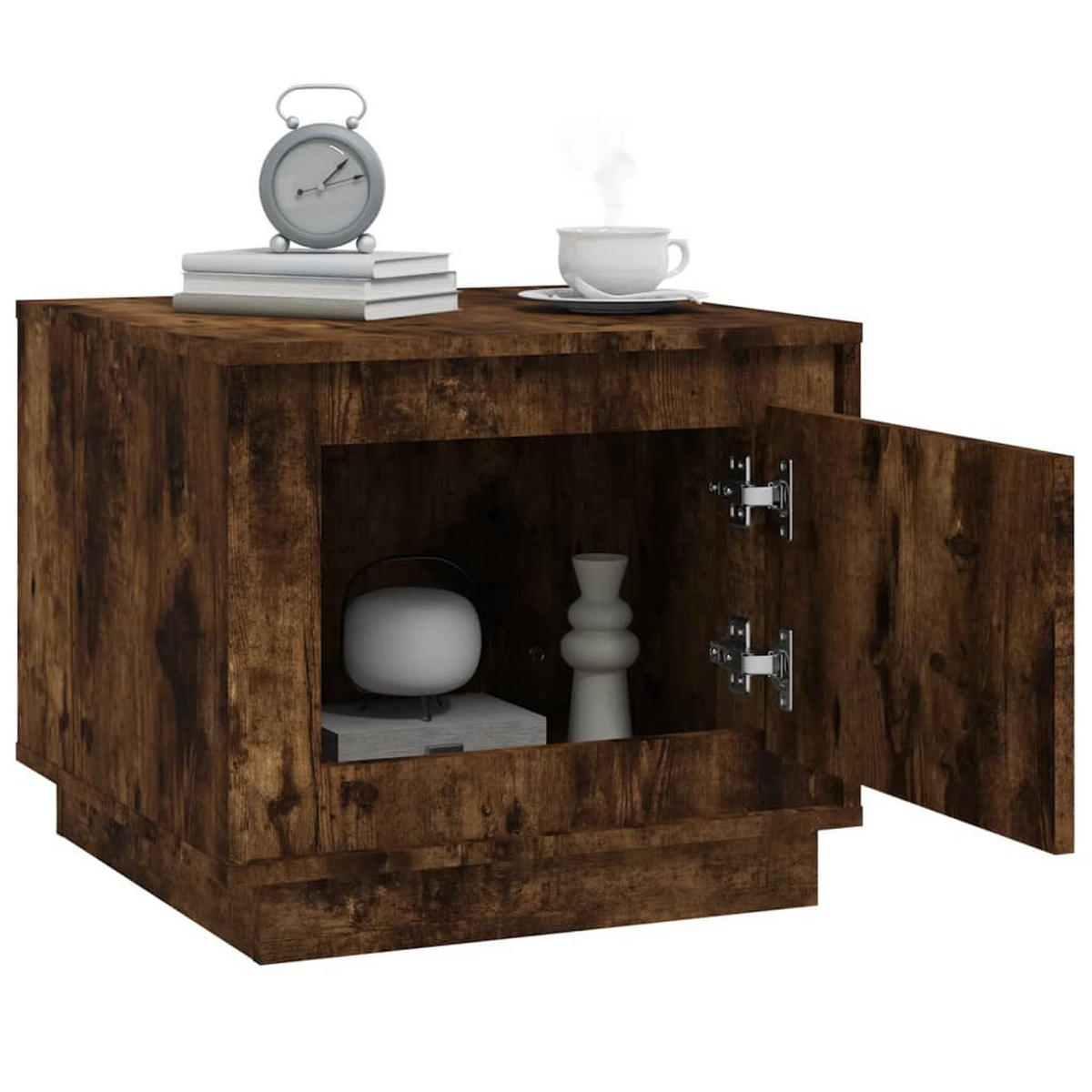 COUCHTISCH Räuchereiche 51x50x44 cm Holzwerkstoff - Braun, Holzwerkstoff (51/50/44cm) - furnicato