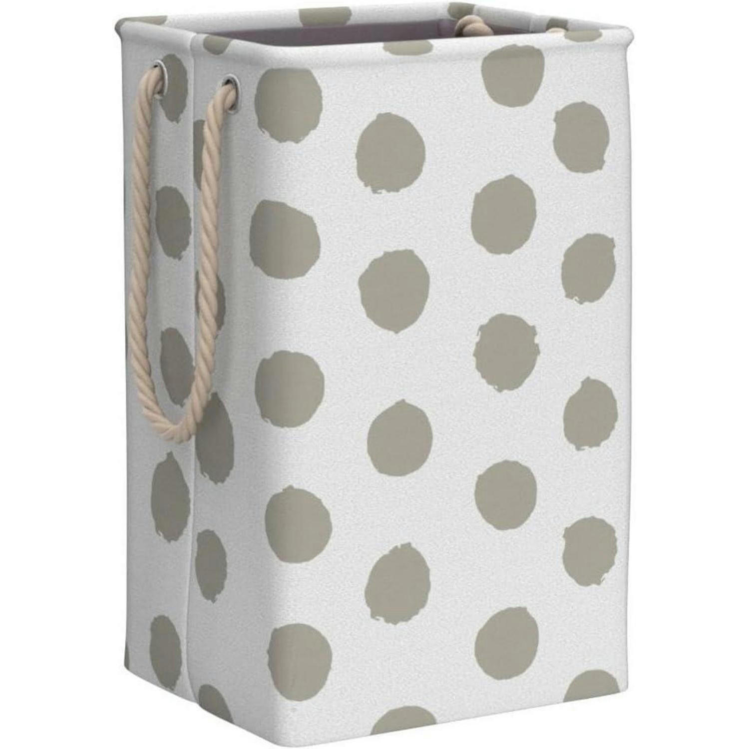 WÄSCHEKORB 78L faltbar mit Seilgriffen 60 x 42 x 31 cm Graue Flecken - Multicolor, Textil (31/60/42cm)