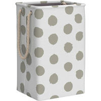WÄSCHEKORB 78L faltbar mit Seilgriffen 60 x 42 x 31 cm Graue Flecken - Multicolor, Textil (31/60/42cm)