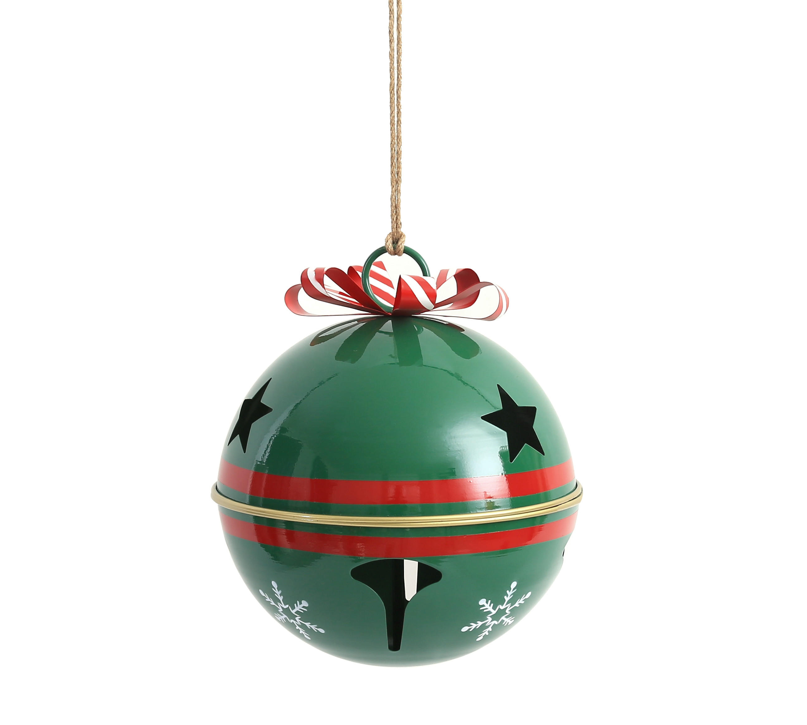 Mondex Weihnachtsglocke Grün 40x40x40 cm