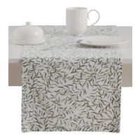 TISCHLÄUFER Fogli - Ecru, Textil (180/35/1cm) - home&you