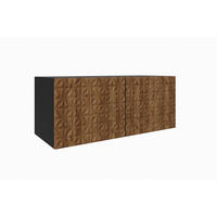 TV-SCHRANK CALI - Wildeiche/Schwarz, Holzwerkstoff (100/41/40cm) - Meblini