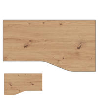 SCHREIBTISCHPLATTE 100/180/2,5 cm in Wildeiche - Wildeiche, Holzwerkstoff (100/180/2.5cm) - bümö
