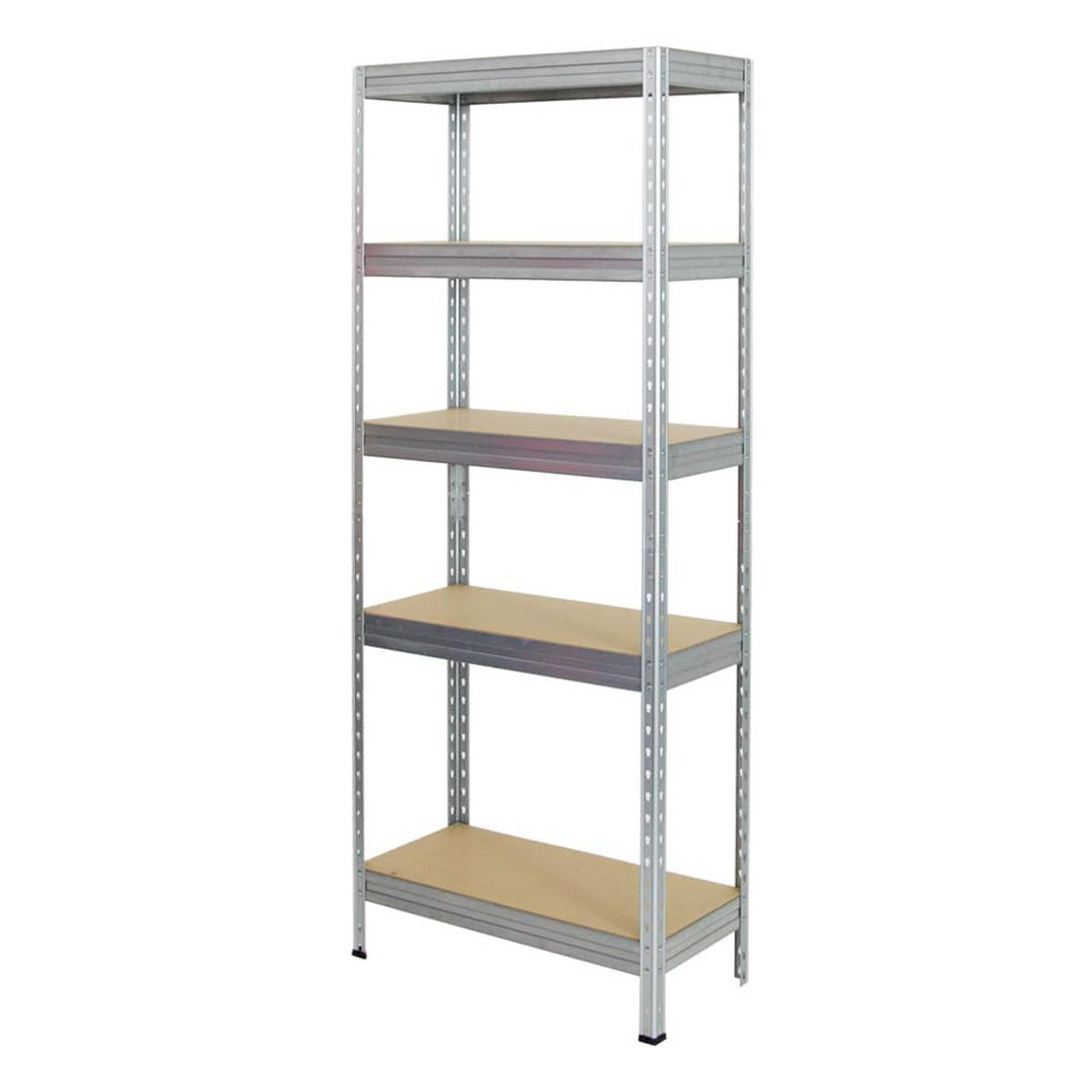 SCHWERLASTREGAL Rivet 180x75x35 cm Fachlast 150 kg Innovatives Stecksystem Verzinkt - Silberfarben, Metall (75/180/35cm) - PROREGAL