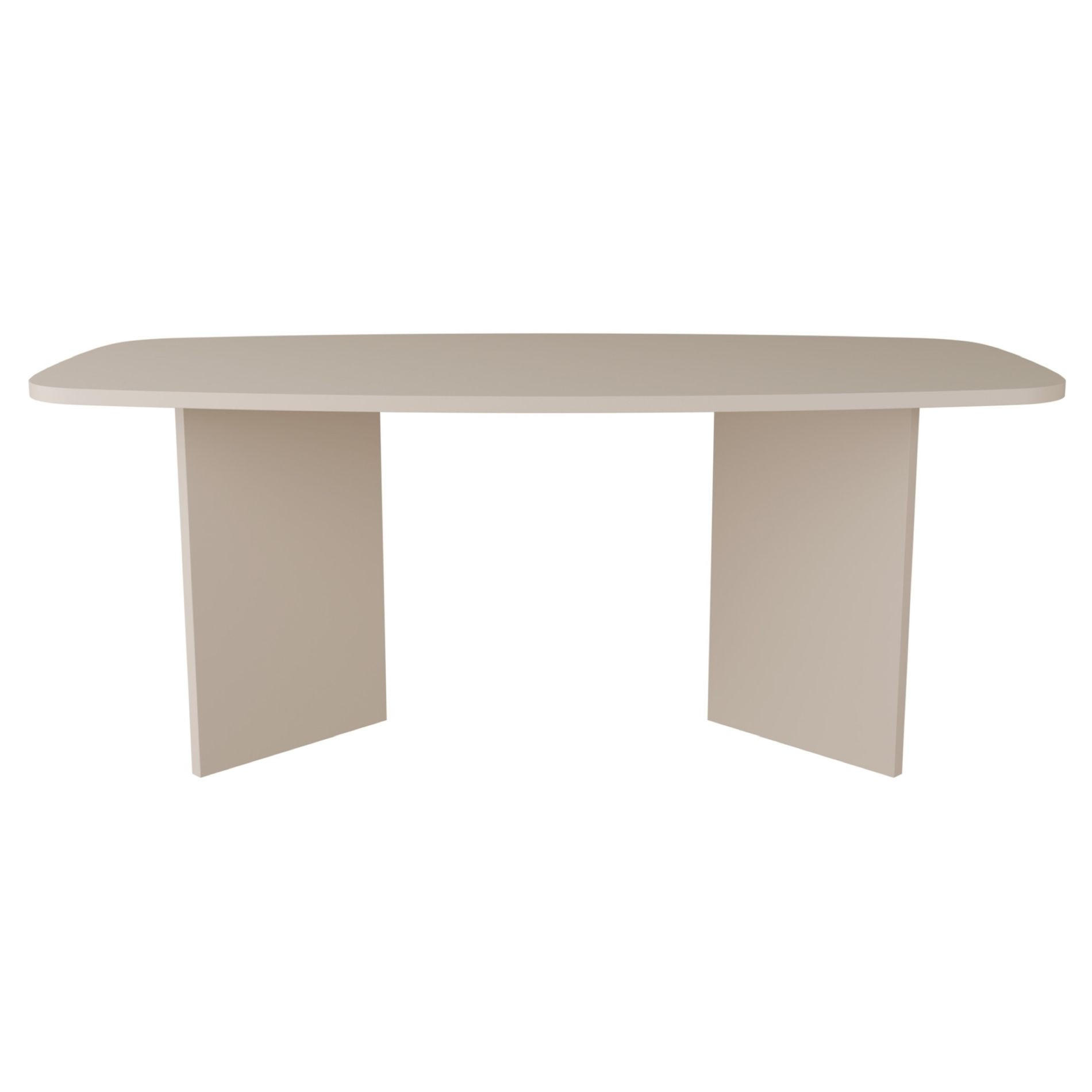 ESSTISCH PIANO Kaschmirgrau 190x100 cm - Taupe, Holzwerkstoff (100/190/74.5cm) - Selsey