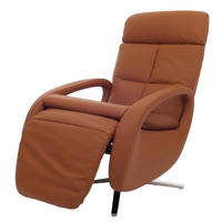 RELAXSESSEL Braun - Braun, Leder (70/109/147cm) - MCW