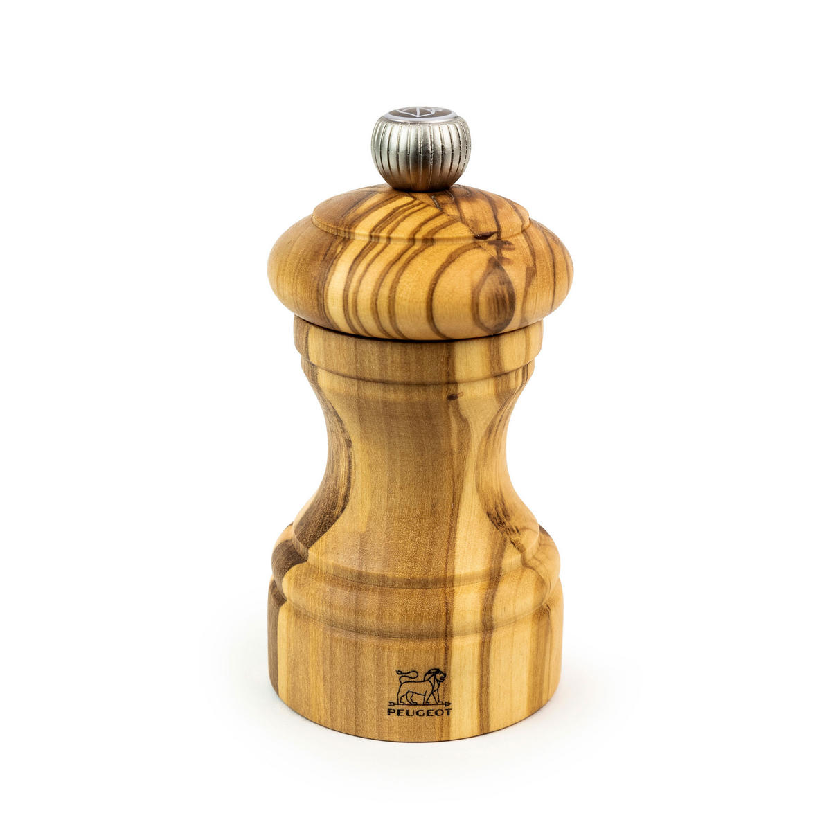 MÜHLENSET Bistro 10cm Pfeffer- & Salzmühle Olivenholz Stahlmahlwerk - Braun, Holz (10.6/10/5.3cm) - PEUGEOT