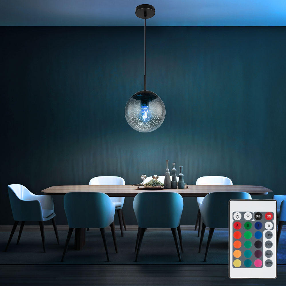 Thumbnail - Globo Lighting Led, Schwarz, Glas, F, 20x120x20 cm, Lampen & Leuchten, LED Beleuchtung, LED-Hängeleuchten