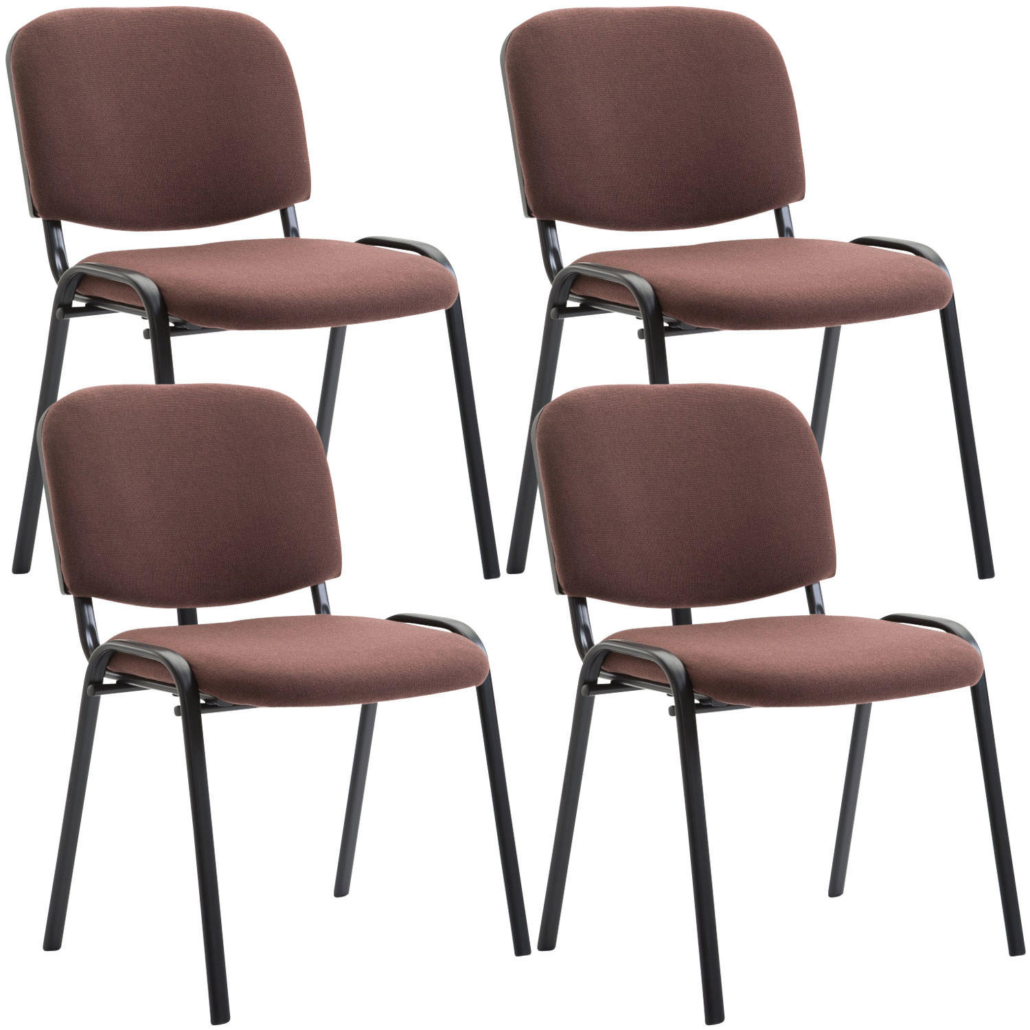 Deluke Besucherstuhl Braun 53x83x53 cm