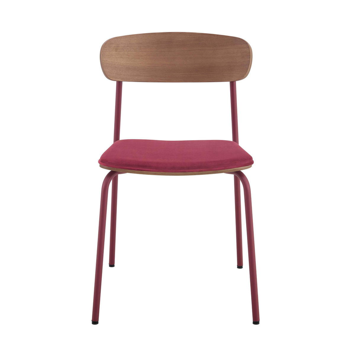 STUHL 2-tlg., Lila - Lila, Holz (46/78/52cm) - Oviala