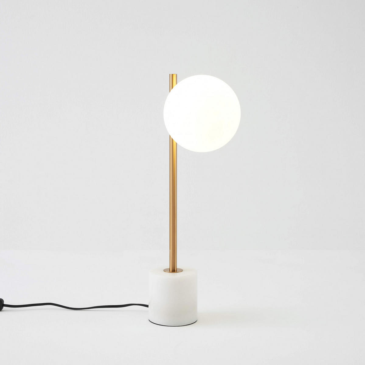 TISCHLEUCHTE Estrela, Gold / Messing, 50cm - Goldfarben, Glas (50/10/50cm) - KOSILUM