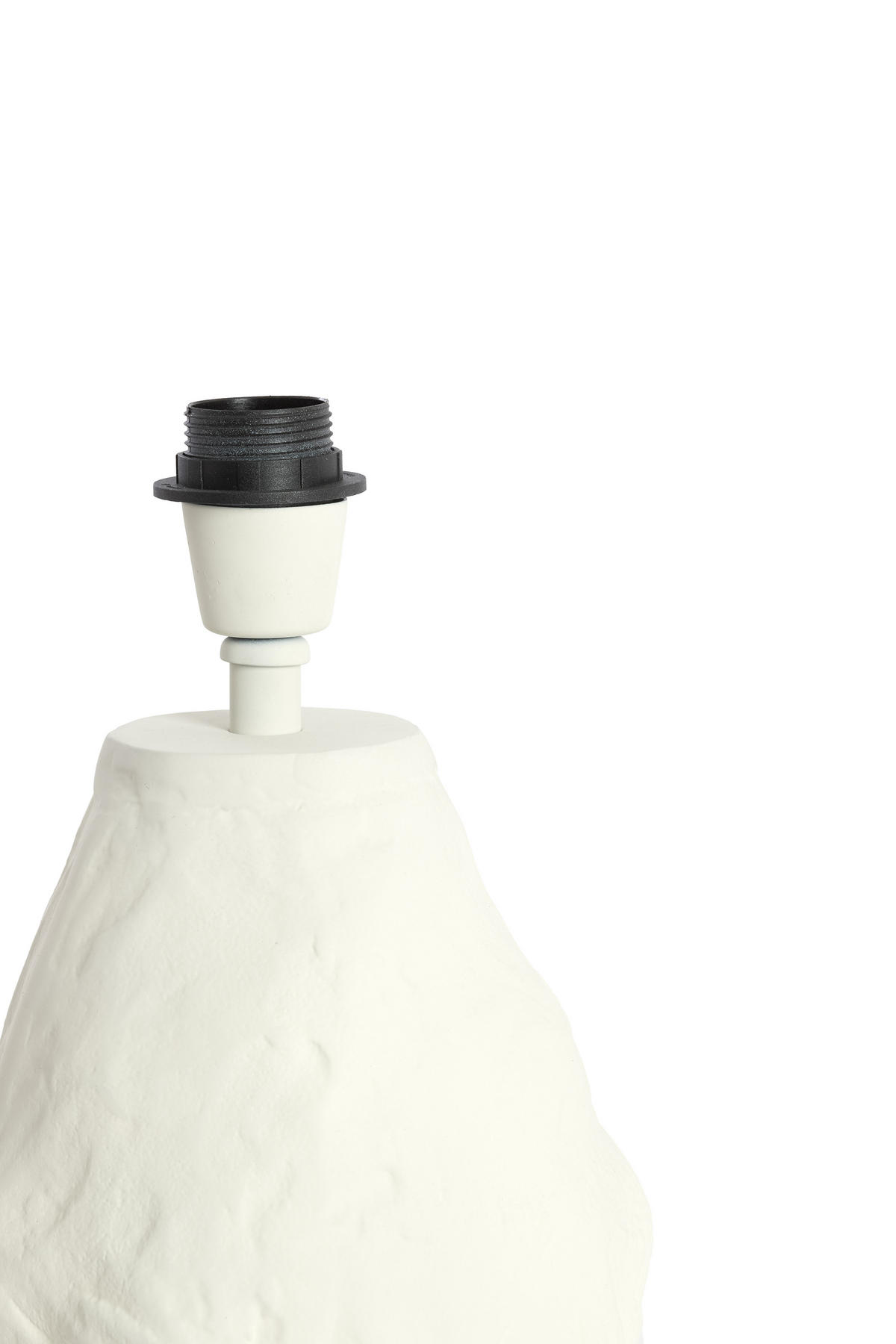 LAMPENSOCKEL Mavelle Weiß 21/18/29 cm - Weiß, Metall (21/18/29cm) - Light & Living