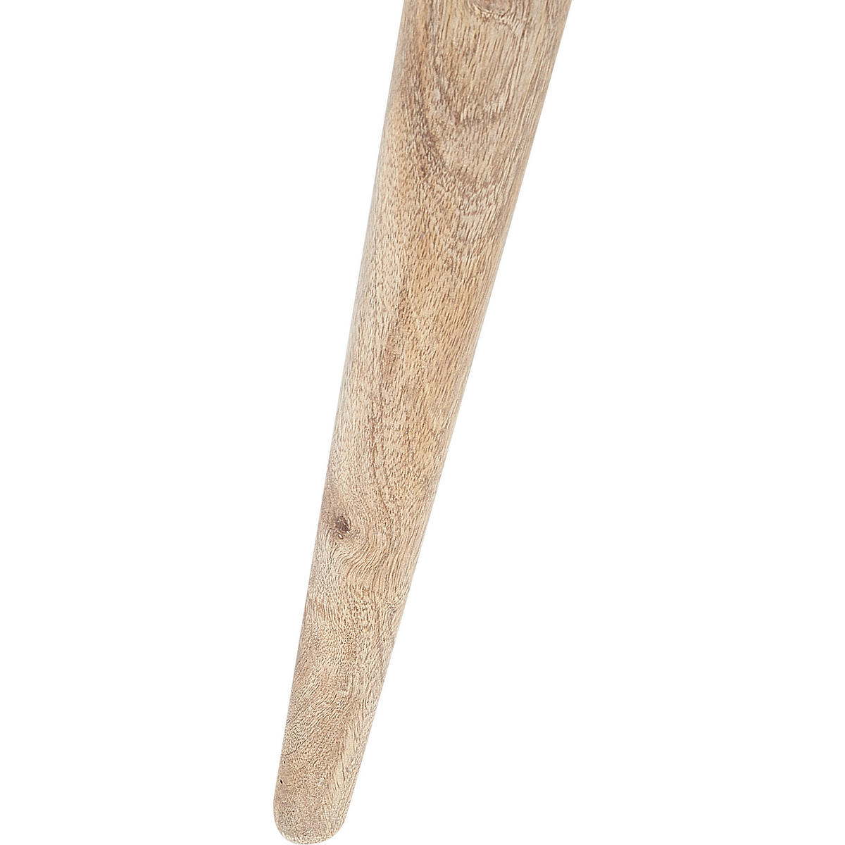 BEISTELLTISCH 2er-Set Mango Holz Braun/Weiß Sakita - Hellbraun, Holz (37/37/37cm) - Beliani