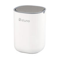 KOSMETIKEIMER EDOLO, Kunststoff, weiß - Weiß, Kunststoff (11.5/15.5/11.5cm) - eluno