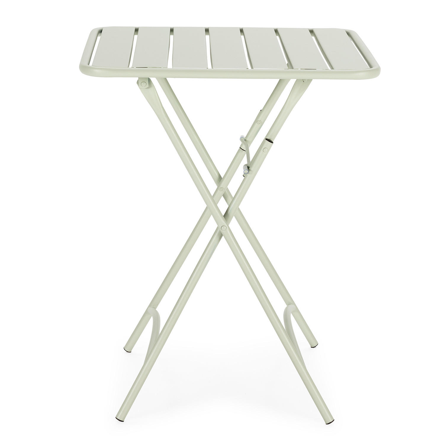 GARTENKLAPPTISCH Perla 60/60/74 cm Metall - Grün, Metall (60/60/74cm) - VS Venta-stock